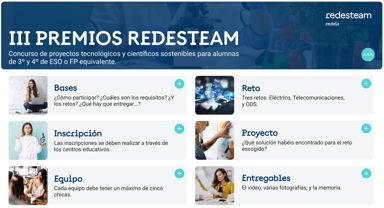 Redesteam | Ganadoras de la cuarta edición de RedeSTEAM